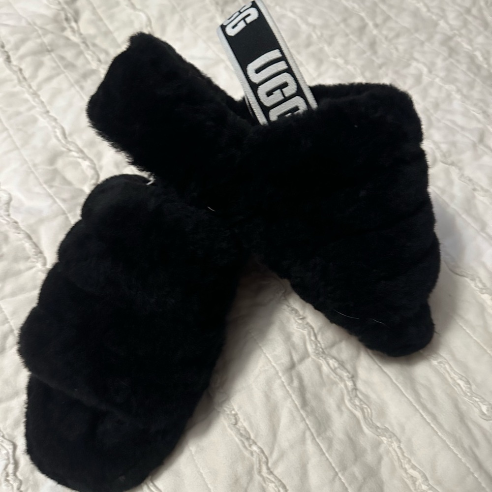 UGG Fluff Yeah Women's Shearling Slingback Slippers